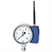 Bourdon tube pressure gauge with wireless output signal